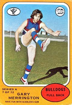 1973 Scanlens VFL #7 Gary Merrington Front